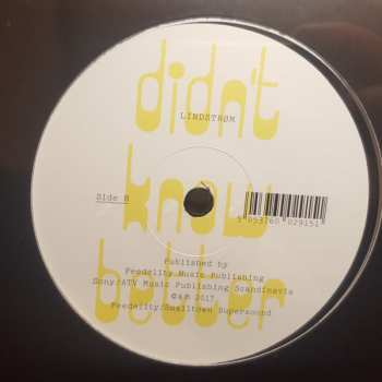 LP Lindstrøm: Didn't Know Better