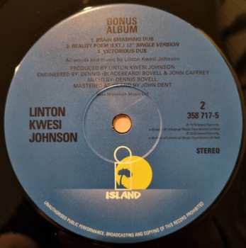 2LP Linton Kwesi Johnson: Forces Of Victory