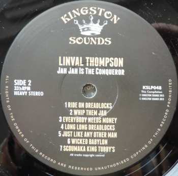 LP Linval Thompson: Jah Jah Is The Conqueror