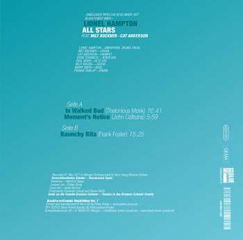 LP Cat Anderson: Black Forest Vibes (Unreleased Tapes Live In Villingen 1977)