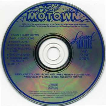 CD Lionel Richie: Can't Slow Down