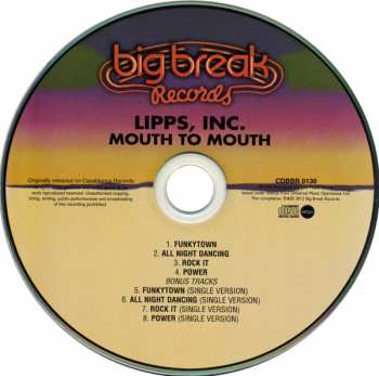 CD Lipps, Inc.: Mouth To Mouth