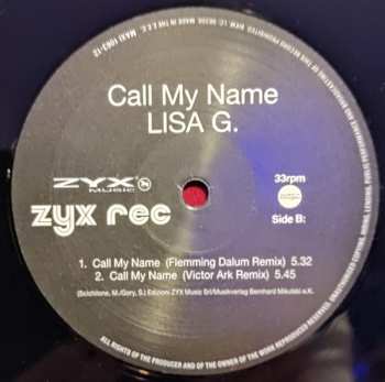 LP Lisa G: Call My Name 