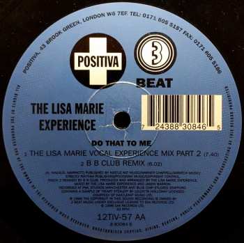 LP Lisa Marie Experience: Do That To Me (MAXISINGL)