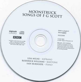 CD Roderick Williams: Moonstruck - Songs Of F. G. Scott