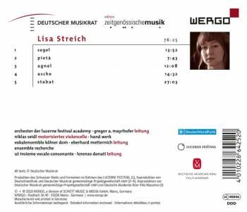 CD Lisa Streich: Pietà