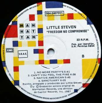 LP Little Steven: Freedom No Compromise 
