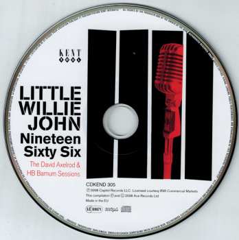 CD Little Willie John: Nineteen Sixty Six (The David Axelrod & HB Barnum Sessions)