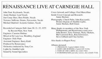 2LP Renaissance: Live At Carnegie Hall