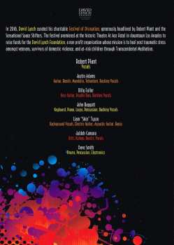 DVD Robert Plant And The Sensational Space Shifters: Live At David Lynch´s Festival Of Disruption