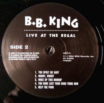LP B.B. King: Live At The Regal