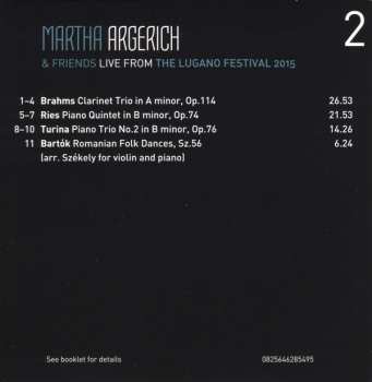 3CD/Box Set Martha Argerich And Friends: Live From Lugano 2015