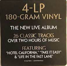 4LP Eagles: Live From The Forum MMXVIII