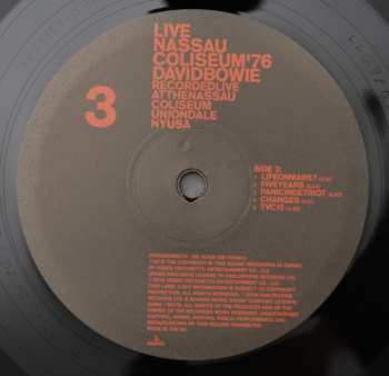 2LP David Bowie: Live Nassau Coliseum '76
