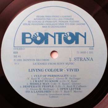 LP Living Colour: Vivid