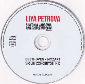 CD Ludwig van Beethoven: Violin Concertos In D