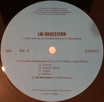 LP LME-storband: LM-orkestern & Storbandet