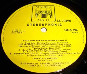LP Lonnie Donegan's Skiffle Group: A Golden Age Of Donegan Vol.2