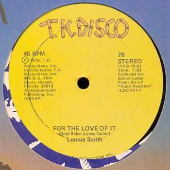 LP Lonnie Smith: Funk Reaction