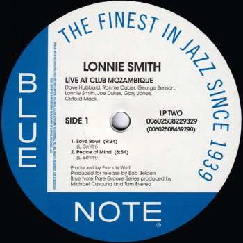 2LP Lonnie Smith: Live At Club Mozambique