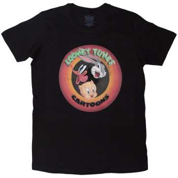 Merch Looney Tunes: Looney Tunes Unisex T-shirt: Cartoons (black) (small) S