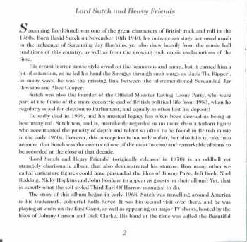 CD Lord Sutch And Heavy Friends: Lord Sutch And Heavy Friends