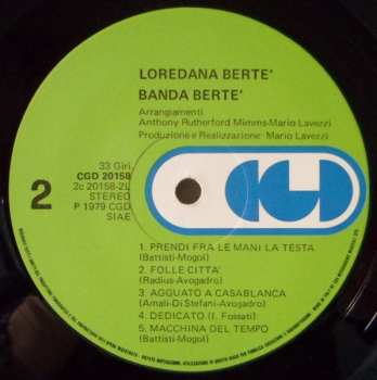 LP Loredana Bertè: Bandabertè