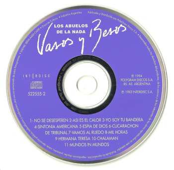 CD Los Abuelos De La Nada: Vasos y Besos