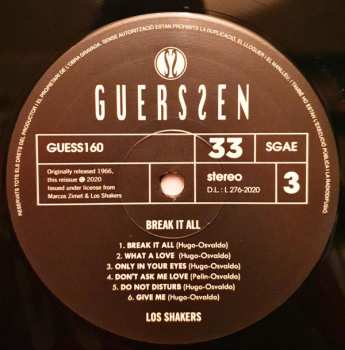 2LP Los Shakers: Break It All