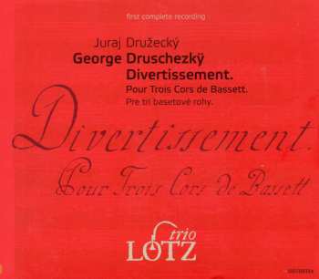 Album Lotz Trio: Divertissement. (Pour Trois Cors De Bassett)