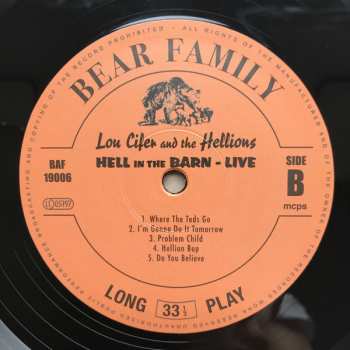 LP/CD Lou Cifer And The Hellions: Hell In The Barn