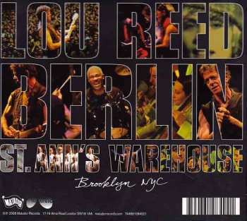 CD Lou Reed: Berlin: Live At St. Ann's Warehouse