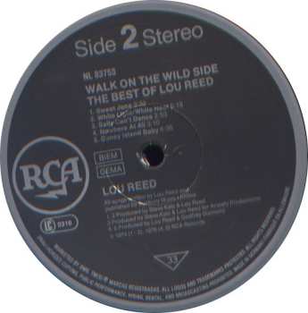LP Lou Reed: Walk On The Wild Side - The Best Of Lou Reed
