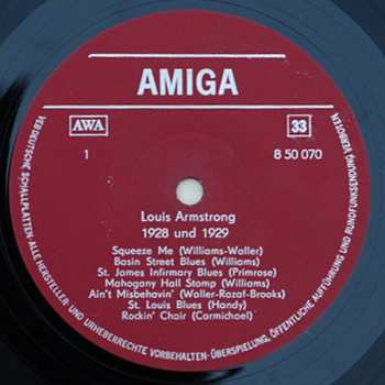 LP Louis Armstrong: 1928-1931