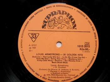 LP Louis Armstrong: 20 Golden Hits By Louis Armstrong