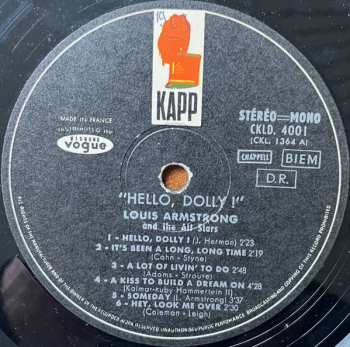 LP Louis Armstrong: Hello Dolly