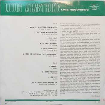LP Louis Armstrong: Live Recording
