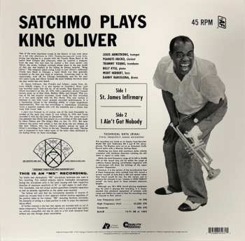 LP Louis Armstrong: Satchmo Plays King Oliver