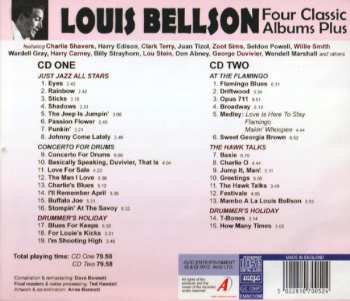 2CD Louis Bellson: Four Classic Albums Plus: Just Jazz All Stars / Concerto For Drums / Drummer's Holiday / At The Flamingo / The Hawk Talks