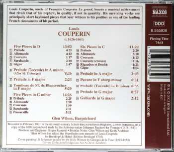 CD Louis Couperin: Tombeau De M. De Blancrocher / Preludes / Pavane / Galliarde