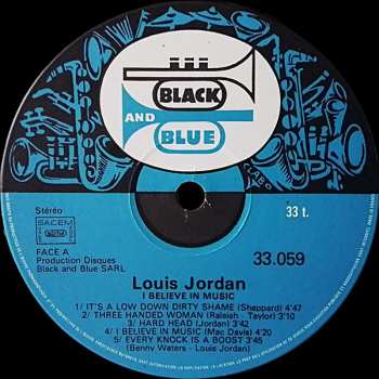 CD Louis Jordan: I Believe In Music