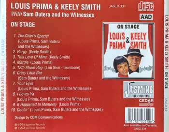 CD Sam Butera And The Witnesses: On Stage