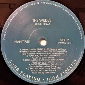 LP Louis Prima: The Wildest! LTD