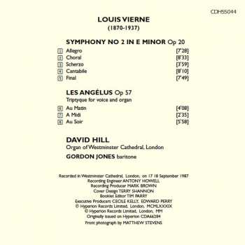 CD David Hill: Symphony No 2 - Les Angélus
