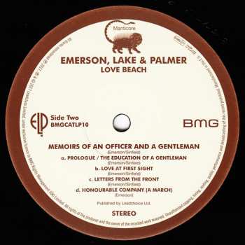 LP Emerson, Lake & Palmer: Love Beach