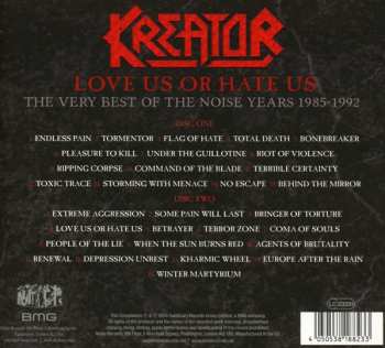 2CD Kreator: Love Us Or Hate Us - The Very Best Of The Noise Years 1985-1992 DIGI