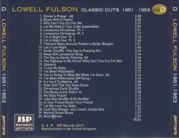 4CD/Box Set Lowell Fulson: Classic Cuts 1946-1953