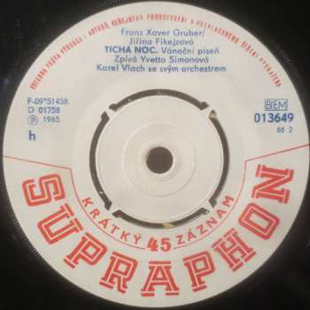 SP Yvetta Simonová: Těšíme Se Na Ježíška / Tichá Noc