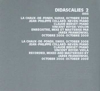 2CD Luc Ferrari: Programme Commun