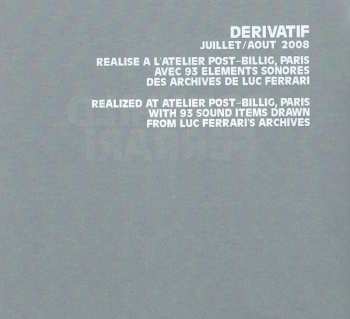 2CD Luc Ferrari: Programme Commun